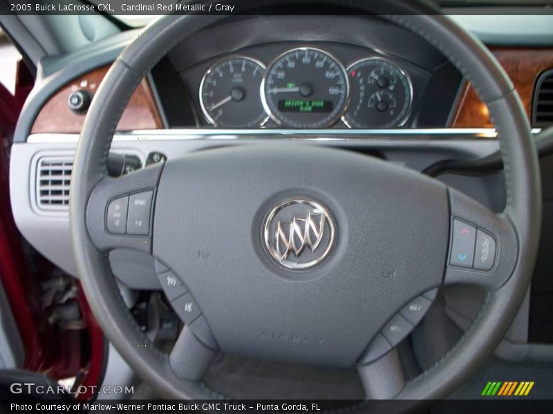 Cardinal Red Metallic / Gray 2005 Buick LaCrosse CXL