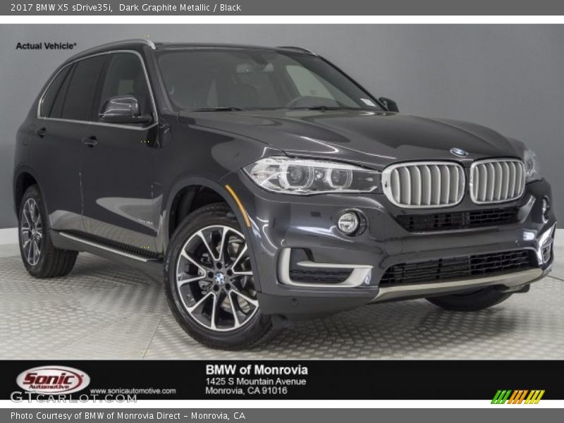 Dark Graphite Metallic / Black 2017 BMW X5 sDrive35i