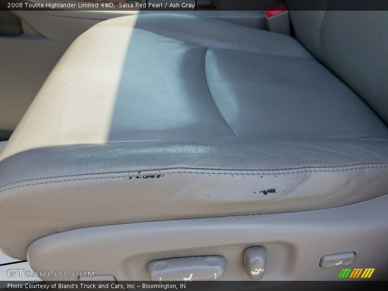 Salsa Red Pearl / Ash Gray 2008 Toyota Highlander Limited 4WD
