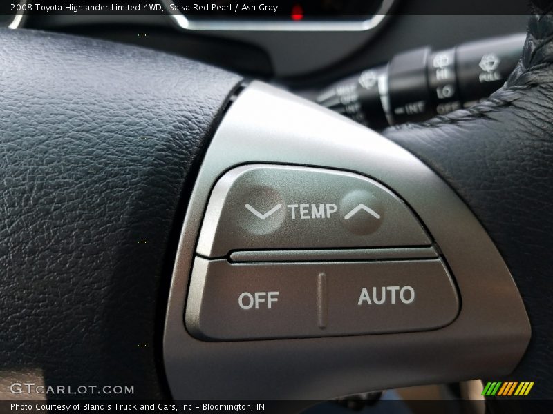 Salsa Red Pearl / Ash Gray 2008 Toyota Highlander Limited 4WD