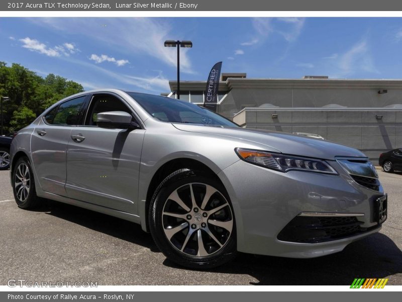 Lunar Silver Metallic / Ebony 2017 Acura TLX Technology Sedan