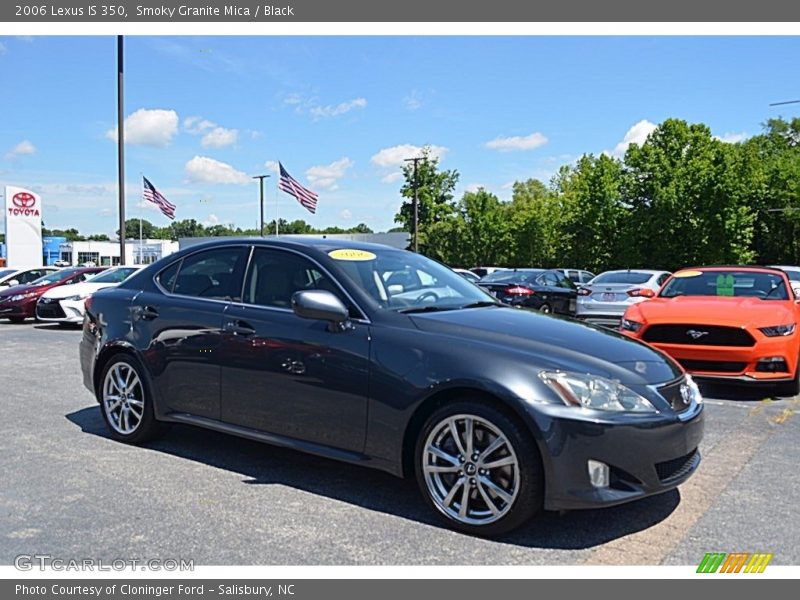Smoky Granite Mica / Black 2006 Lexus IS 350