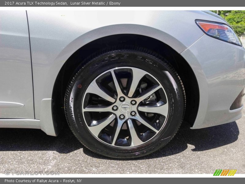 Lunar Silver Metallic / Ebony 2017 Acura TLX Technology Sedan