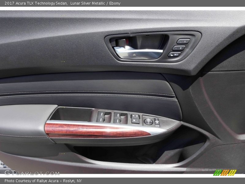 Lunar Silver Metallic / Ebony 2017 Acura TLX Technology Sedan