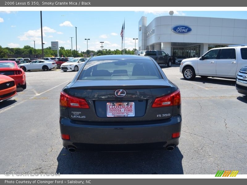 Smoky Granite Mica / Black 2006 Lexus IS 350