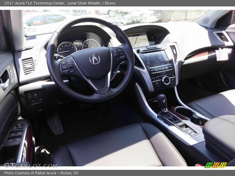 Lunar Silver Metallic / Ebony 2017 Acura TLX Technology Sedan