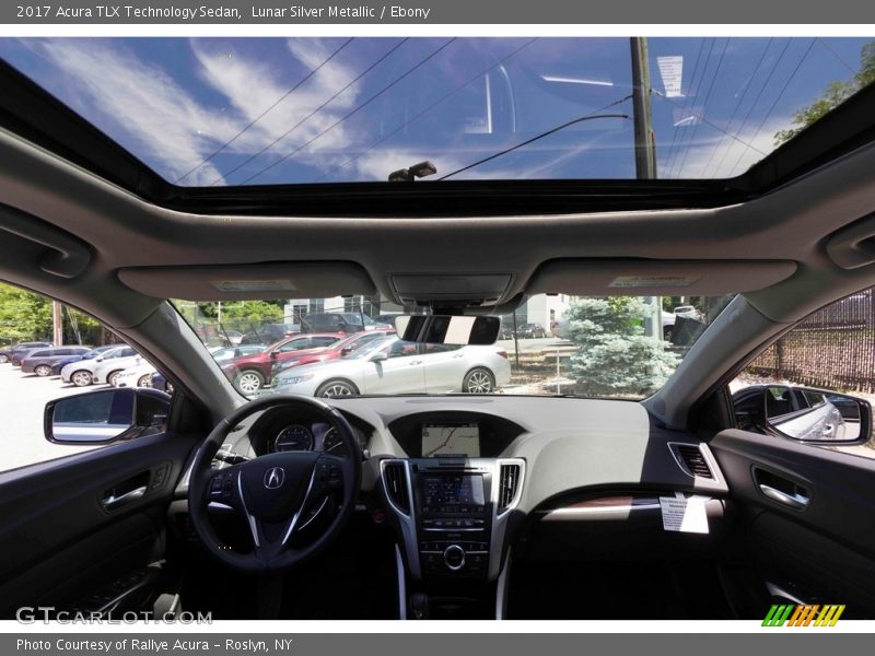 Lunar Silver Metallic / Ebony 2017 Acura TLX Technology Sedan