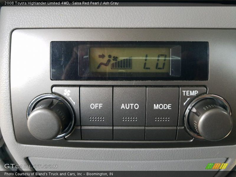 Salsa Red Pearl / Ash Gray 2008 Toyota Highlander Limited 4WD