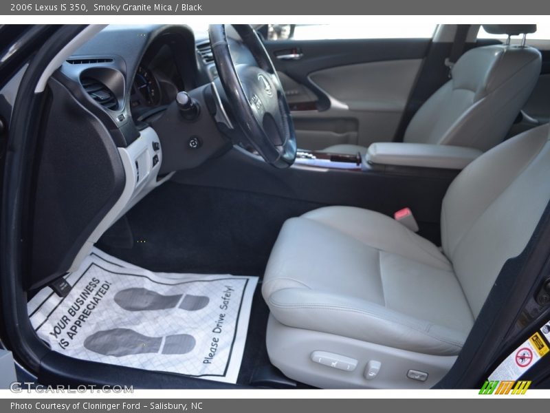 Smoky Granite Mica / Black 2006 Lexus IS 350