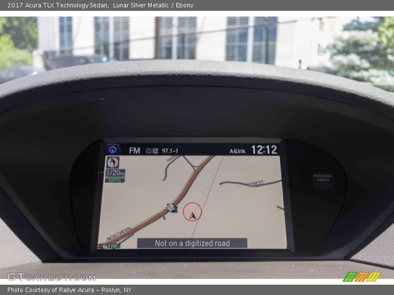 Lunar Silver Metallic / Ebony 2017 Acura TLX Technology Sedan
