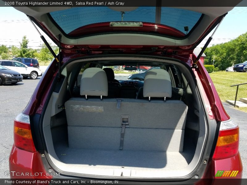 Salsa Red Pearl / Ash Gray 2008 Toyota Highlander Limited 4WD