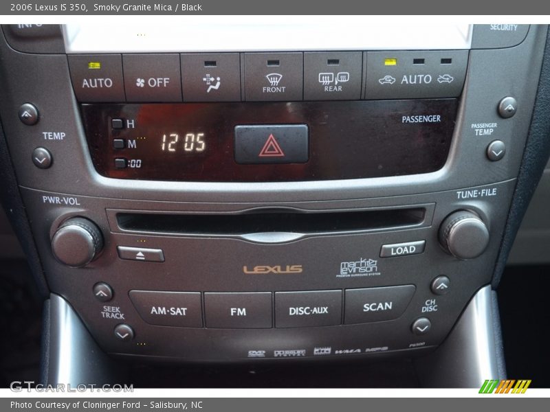 Smoky Granite Mica / Black 2006 Lexus IS 350