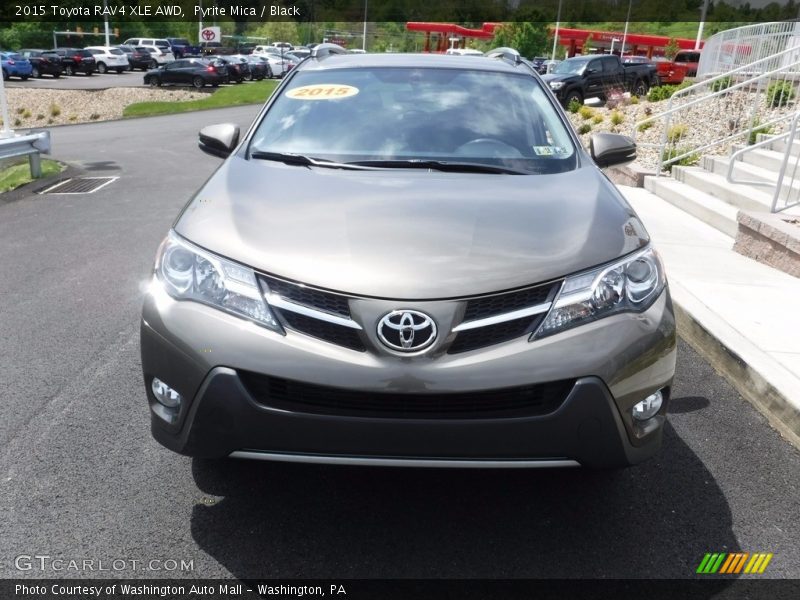 Pyrite Mica / Black 2015 Toyota RAV4 XLE AWD
