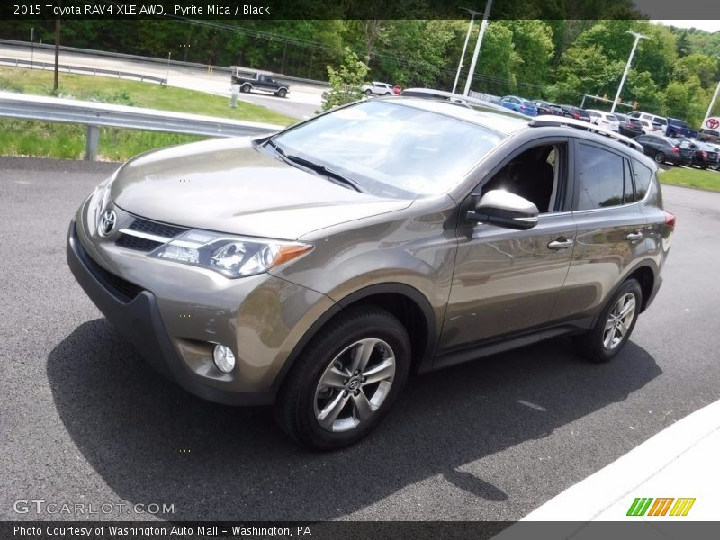 Pyrite Mica / Black 2015 Toyota RAV4 XLE AWD