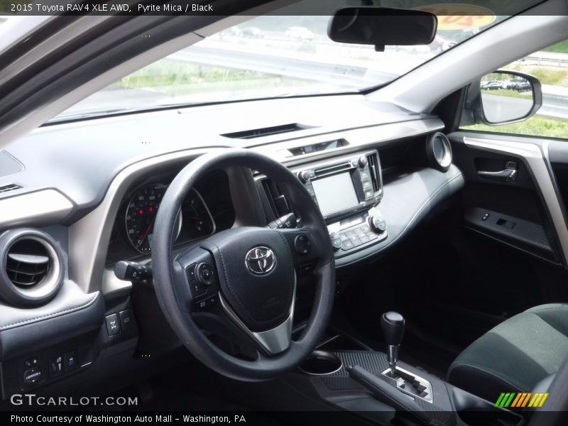 Pyrite Mica / Black 2015 Toyota RAV4 XLE AWD