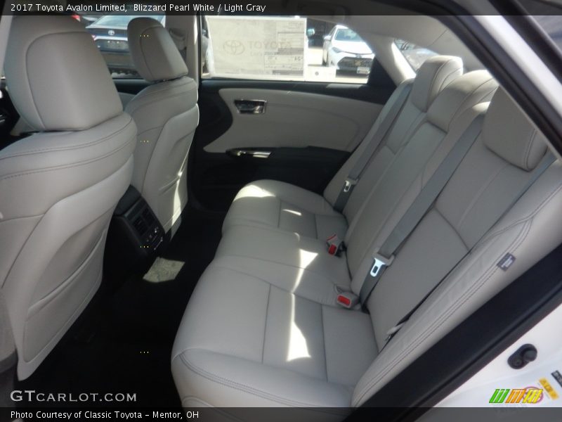 Blizzard Pearl White / Light Gray 2017 Toyota Avalon Limited