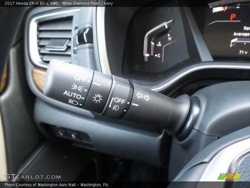 White Diamond Pearl / Ivory 2017 Honda CR-V EX-L AWD