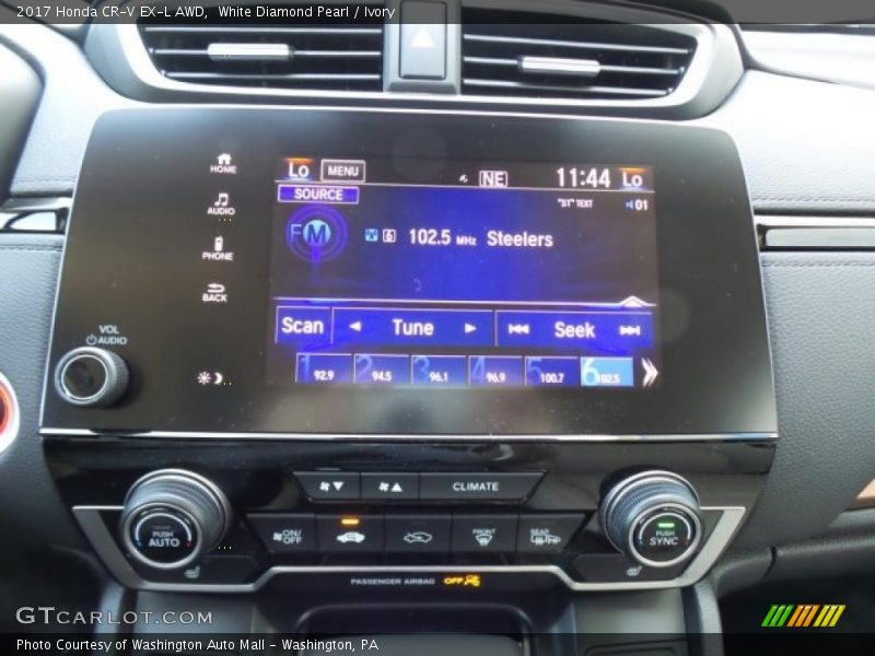 White Diamond Pearl / Ivory 2017 Honda CR-V EX-L AWD