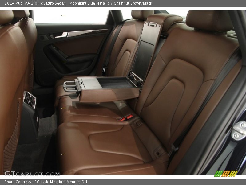 Moonlight Blue Metallic / Chestnut Brown/Black 2014 Audi A4 2.0T quattro Sedan