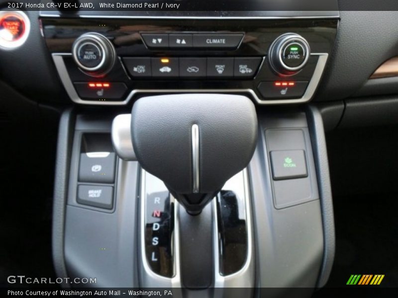 White Diamond Pearl / Ivory 2017 Honda CR-V EX-L AWD
