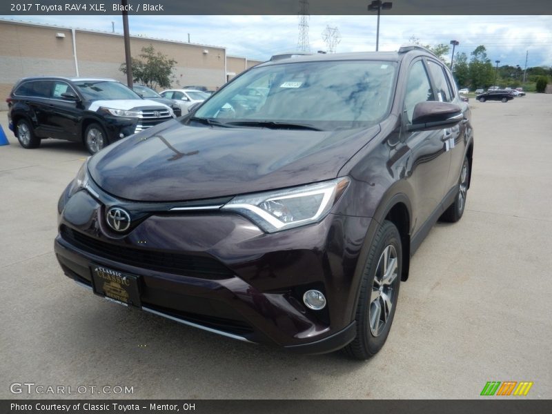 Black / Black 2017 Toyota RAV4 XLE
