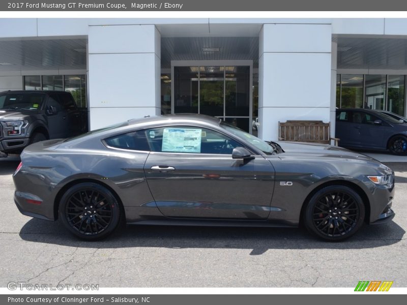 Magnetic / Ebony 2017 Ford Mustang GT Premium Coupe