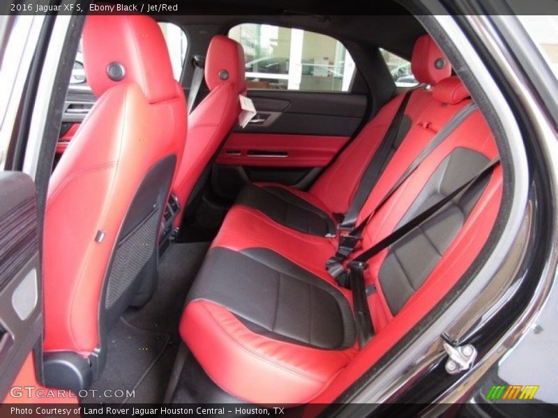 Ebony Black / Jet/Red 2016 Jaguar XF S