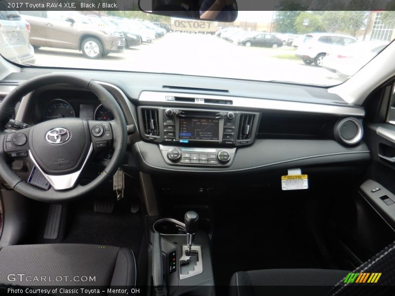 Black / Black 2017 Toyota RAV4 XLE