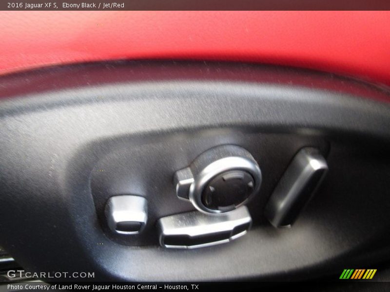 Ebony Black / Jet/Red 2016 Jaguar XF S