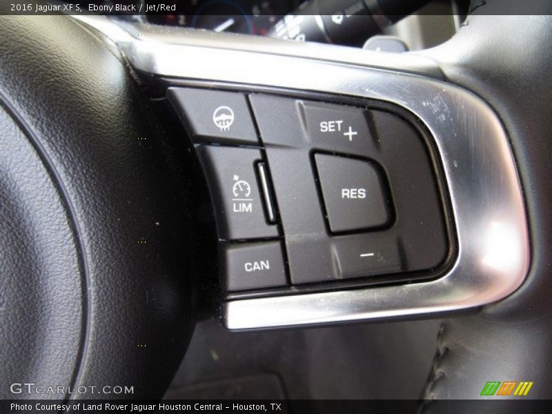 Ebony Black / Jet/Red 2016 Jaguar XF S