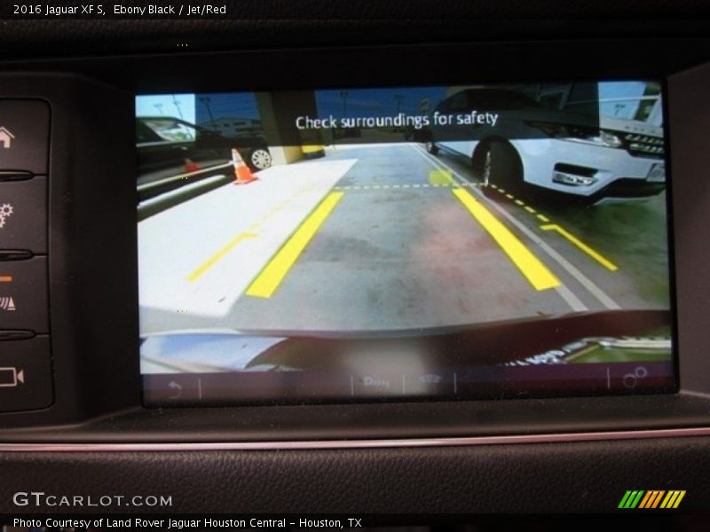 Ebony Black / Jet/Red 2016 Jaguar XF S