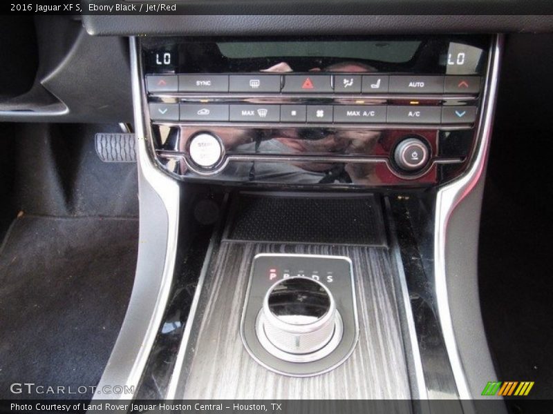 Ebony Black / Jet/Red 2016 Jaguar XF S