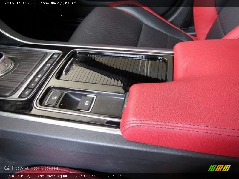 Ebony Black / Jet/Red 2016 Jaguar XF S