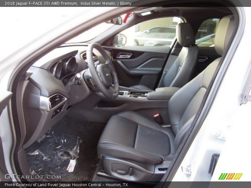 Indus Silver Metallic / Ebony 2018 Jaguar F-PACE 35t AWD Premium