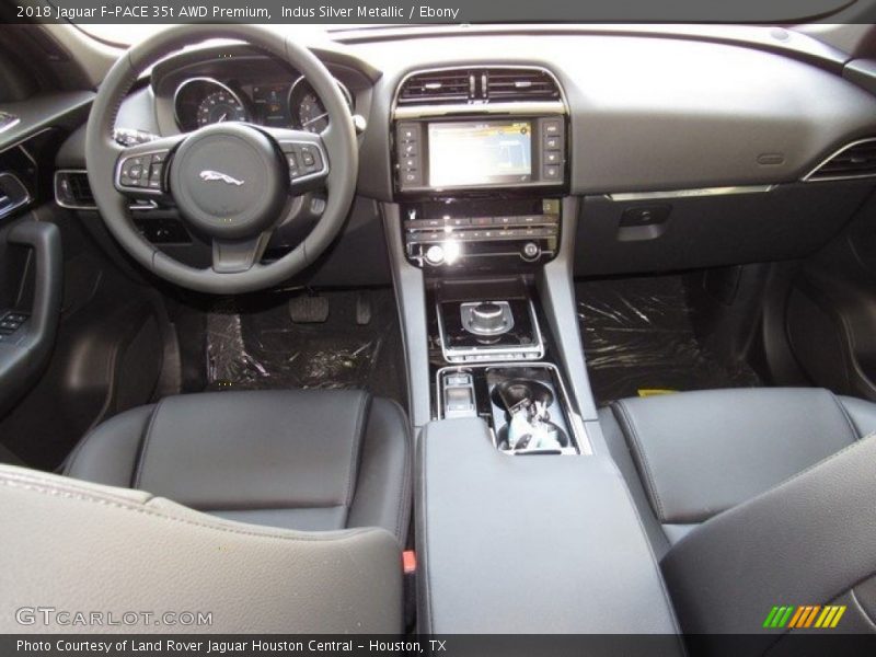 Indus Silver Metallic / Ebony 2018 Jaguar F-PACE 35t AWD Premium