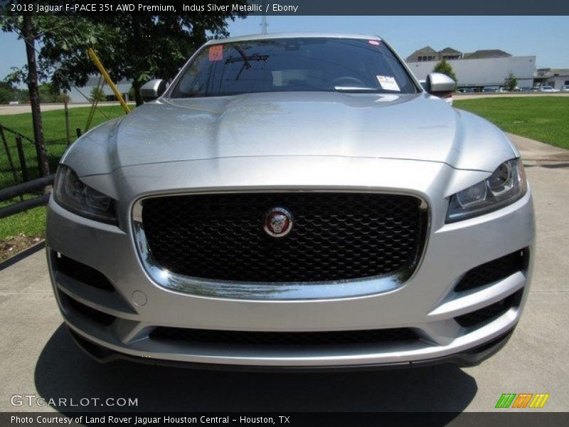 Indus Silver Metallic / Ebony 2018 Jaguar F-PACE 35t AWD Premium