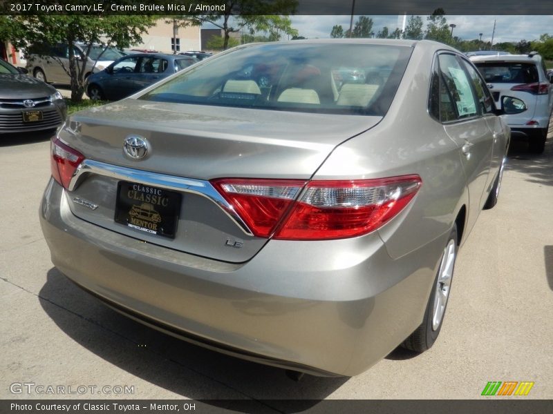 Creme Brulee Mica / Almond 2017 Toyota Camry LE