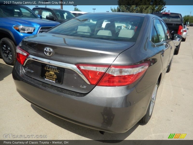 Predawn Gray Mica / Ash 2017 Toyota Camry LE
