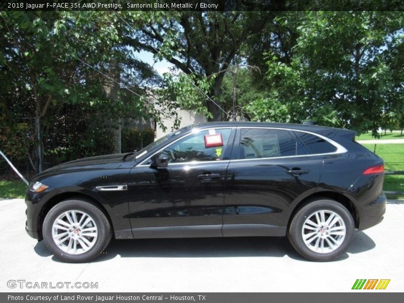 Santorini Black Metallic / Ebony 2018 Jaguar F-PACE 35t AWD Prestige