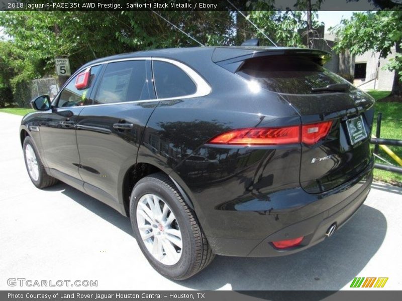 Santorini Black Metallic / Ebony 2018 Jaguar F-PACE 35t AWD Prestige