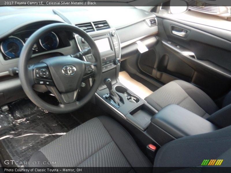 Celestial Silver Metallic / Black 2017 Toyota Camry LE