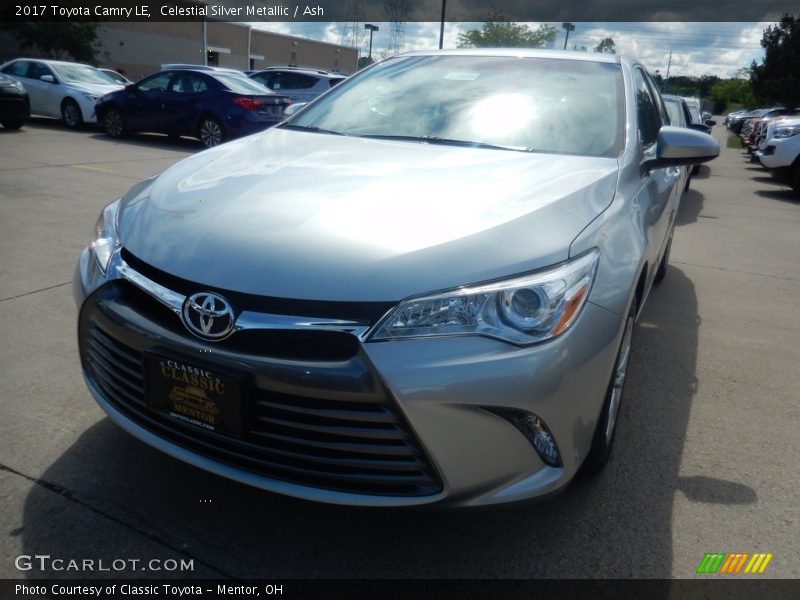 Celestial Silver Metallic / Ash 2017 Toyota Camry LE