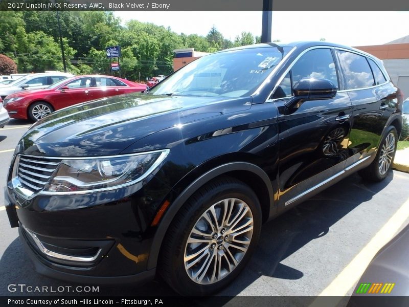 Black Velvet / Ebony 2017 Lincoln MKX Reserve AWD