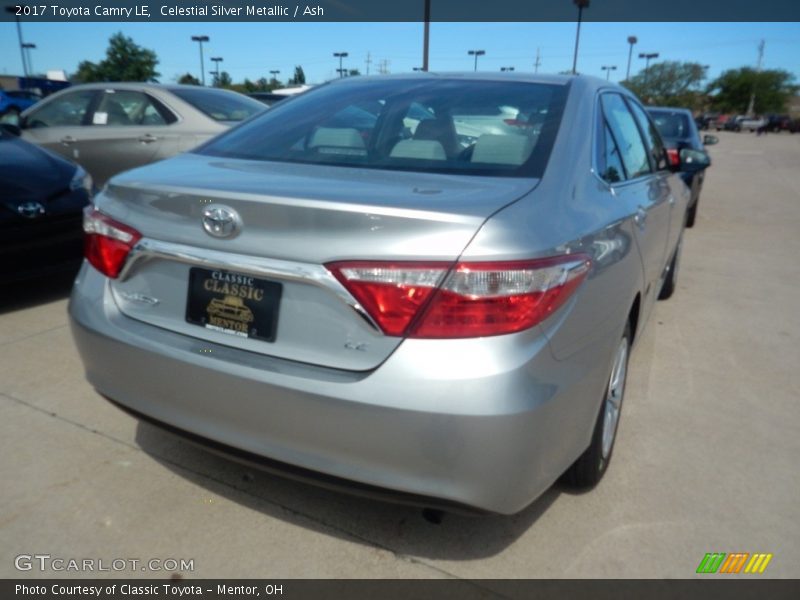 Celestial Silver Metallic / Ash 2017 Toyota Camry LE