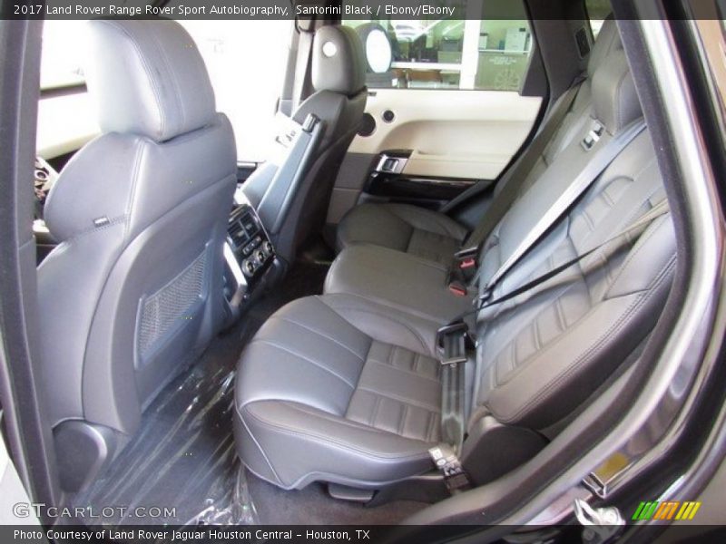 Rear Seat of 2017 Range Rover Sport Autobiography