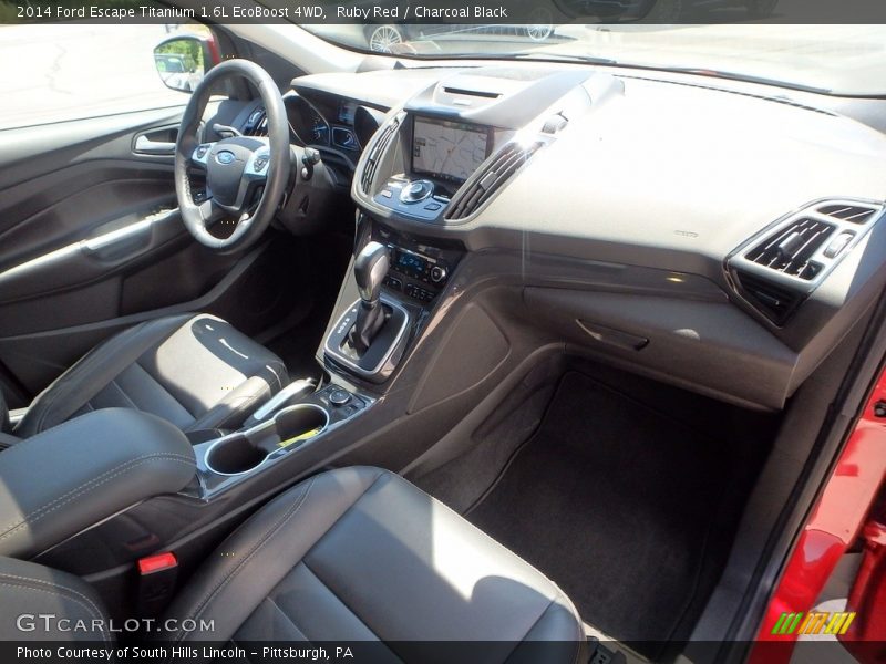Ruby Red / Charcoal Black 2014 Ford Escape Titanium 1.6L EcoBoost 4WD