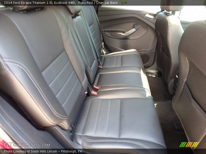 Ruby Red / Charcoal Black 2014 Ford Escape Titanium 1.6L EcoBoost 4WD