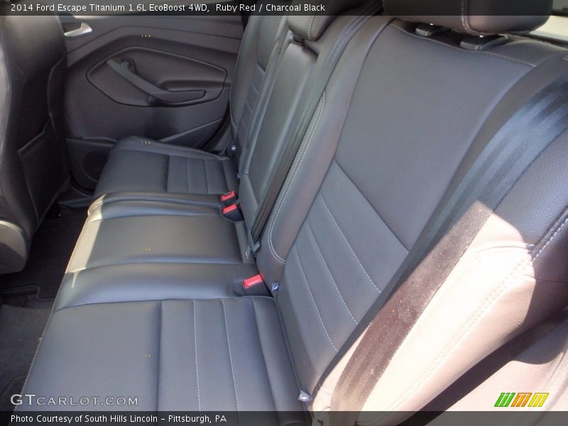 Ruby Red / Charcoal Black 2014 Ford Escape Titanium 1.6L EcoBoost 4WD