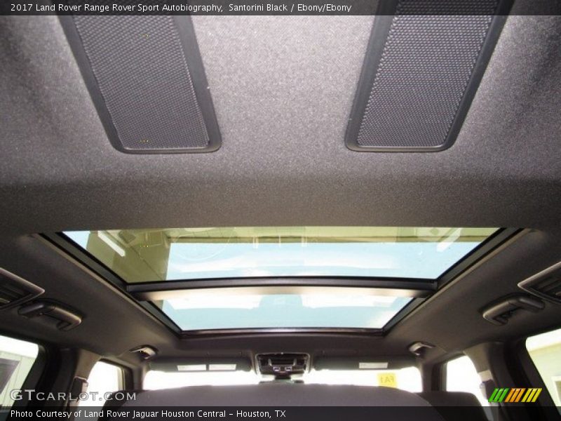 Santorini Black / Ebony/Ebony 2017 Land Rover Range Rover Sport Autobiography