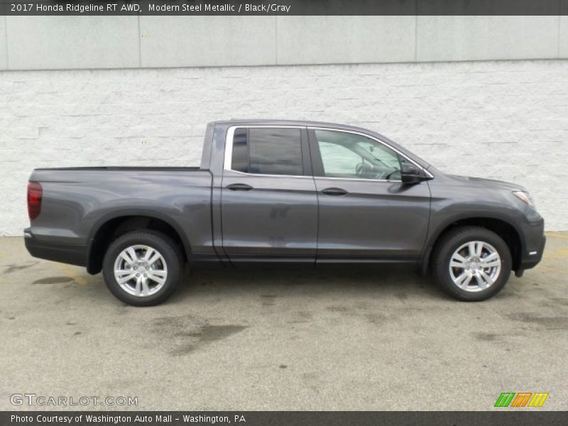 Modern Steel Metallic / Black/Gray 2017 Honda Ridgeline RT AWD